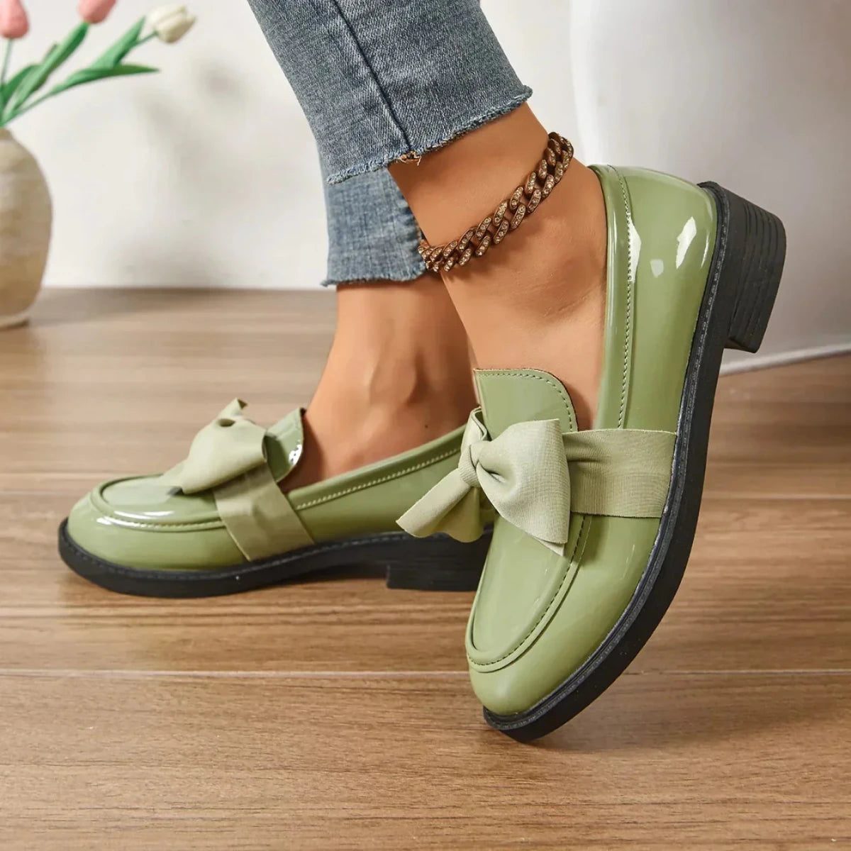 Marielle | Mocasines con Detalle de Lazo - Isabel de Sevilla