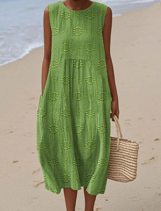 Sara | Vestido de verano ligero y sin mangas - Isabel de Sevilla