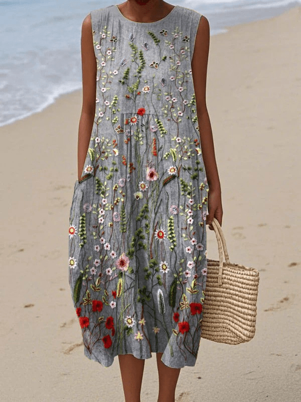 Cara | Vestido de verano ligero y sin mangas - Isabel de Sevilla