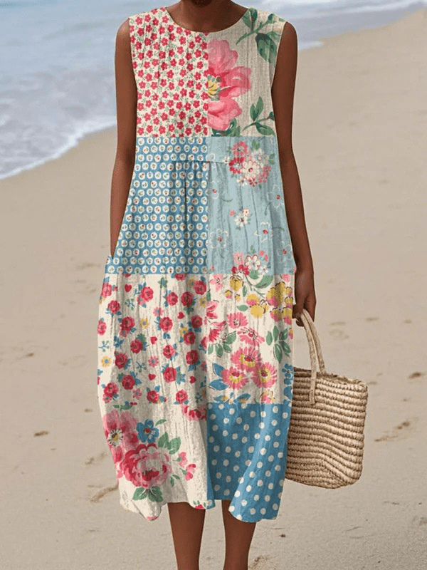 Anna | Vestido de verano ligero y sin mangas - Isabel de Sevilla