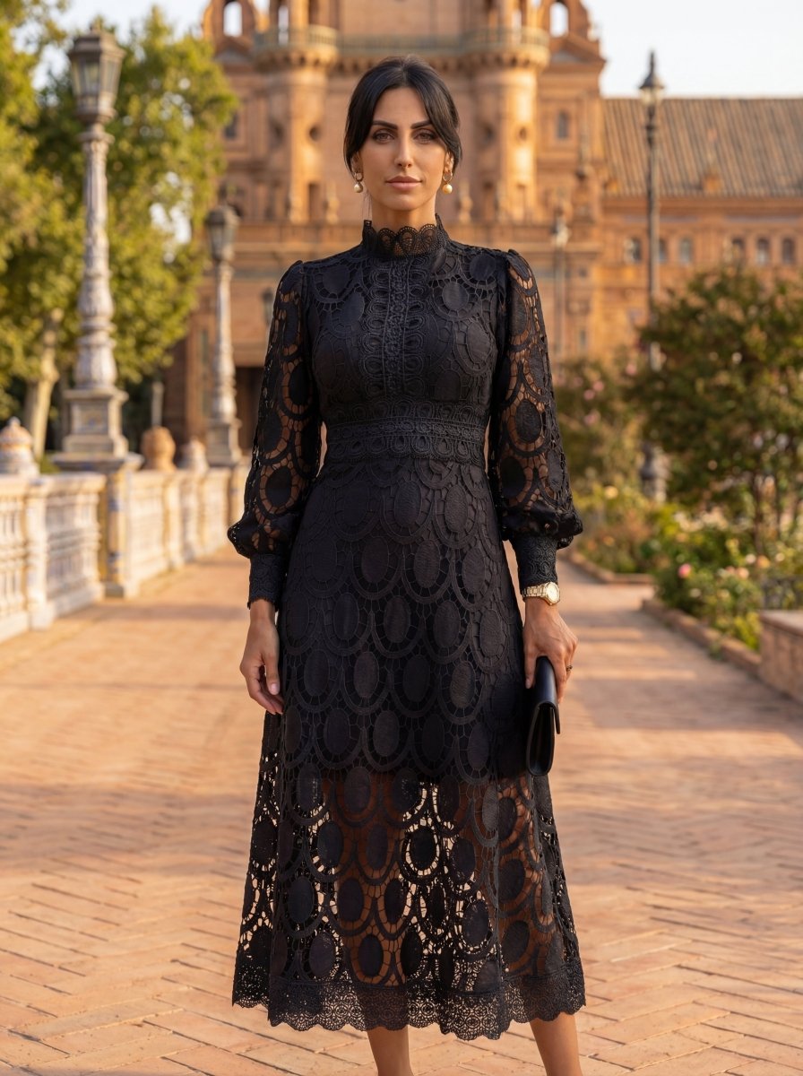 Carmona | Vestido de encaje primaveral - Isabel de Sevilla