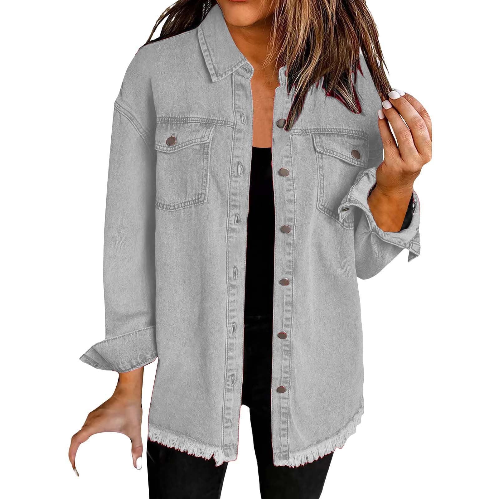 Rocío | Chaqueta Vaquera Confort con Bajo Deshilachado