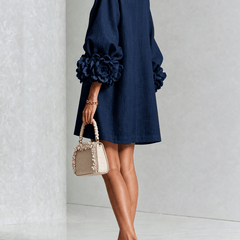 Claudia | Vestido mini de botones con estampado floral - Isabel de Sevilla