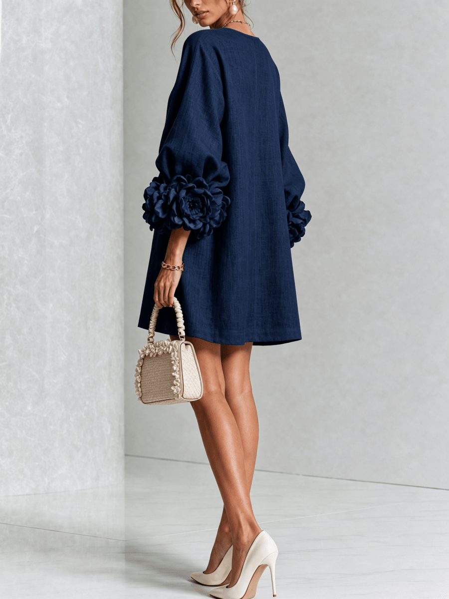 Claudia | Vestido mini de botones con estampado floral - Isabel de Sevilla