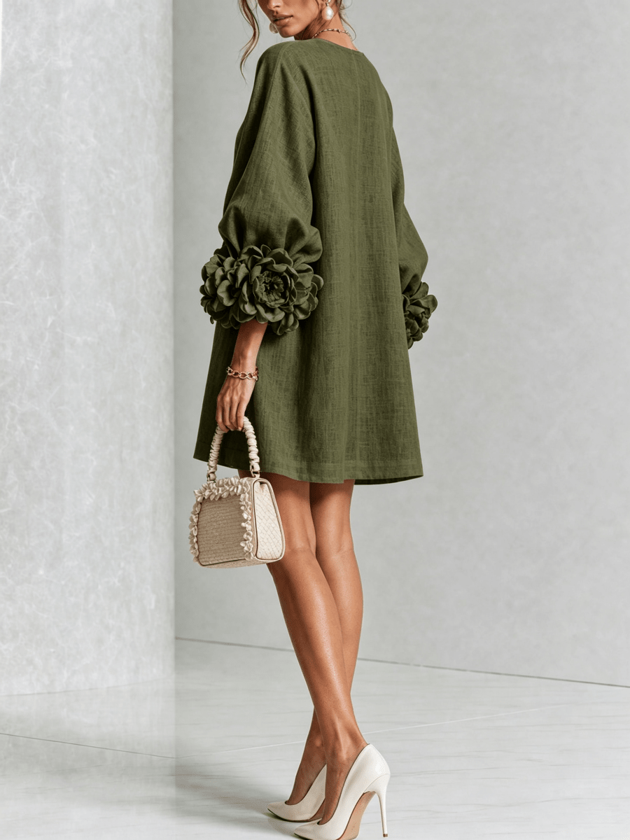 Claudia | Vestido mini de botones con estampado floral - Isabel de Sevilla