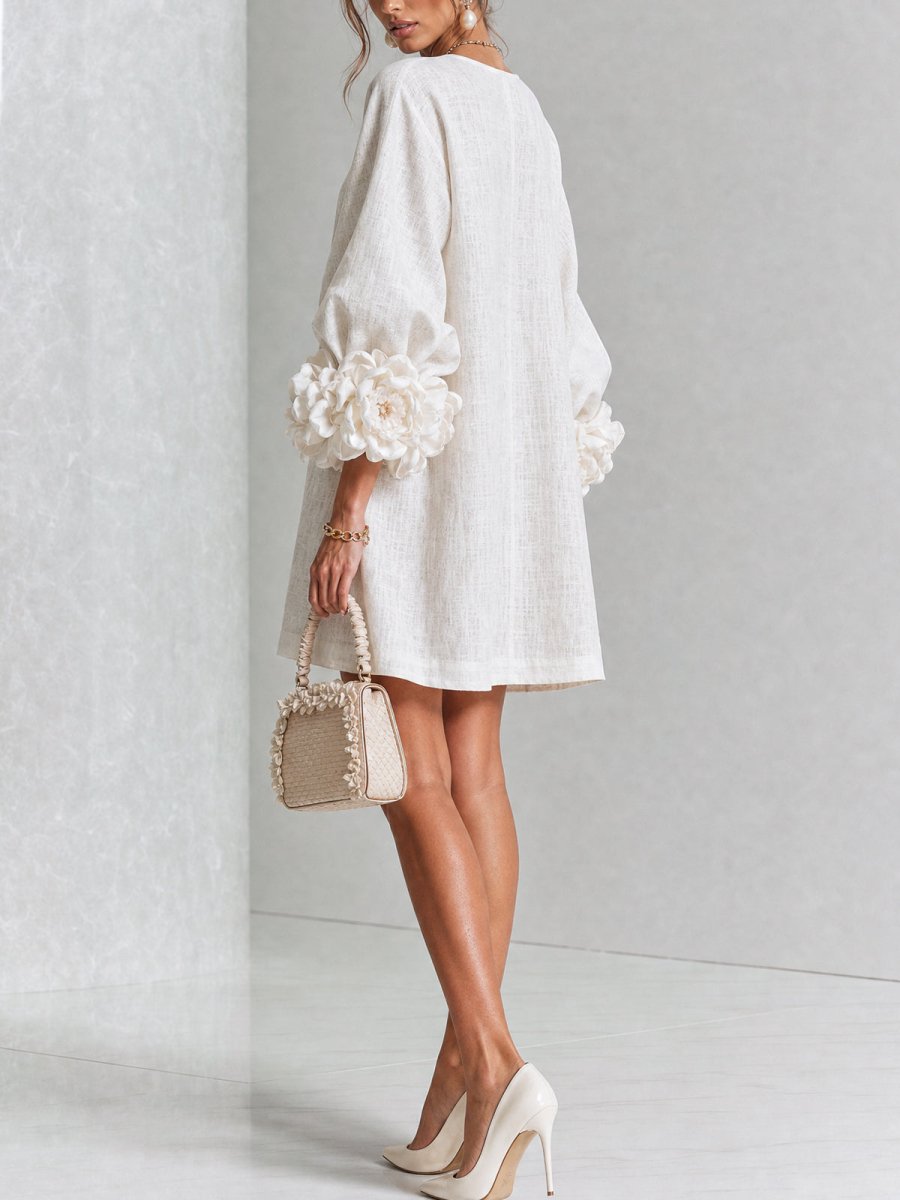 Claudia | Vestido mini de botones con estampado floral - Isabel de Sevilla
