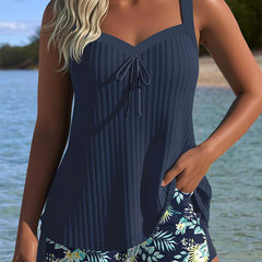 Carla | Traje de Baño de Rayas con Short de Playa - Isabel de Sevilla