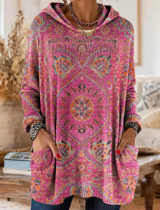 Julia | Suéter de punto con capucha y diseño acogedor - Isabel de Sevilla