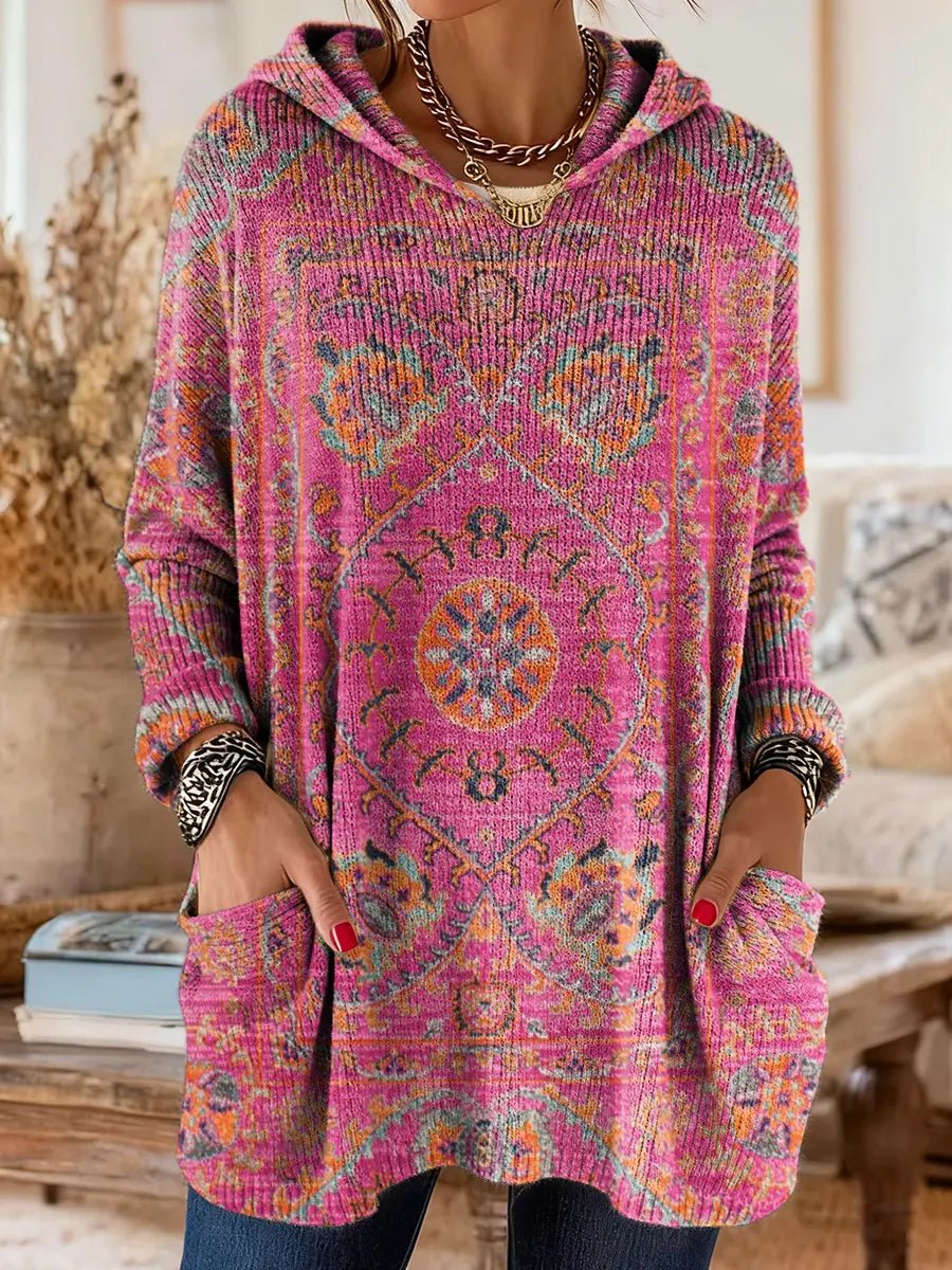 Julia | Suéter de punto con capucha y diseño acogedor - Isabel de Sevilla