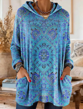 Julia | Suéter de punto con capucha y diseño acogedor - Isabel de Sevilla