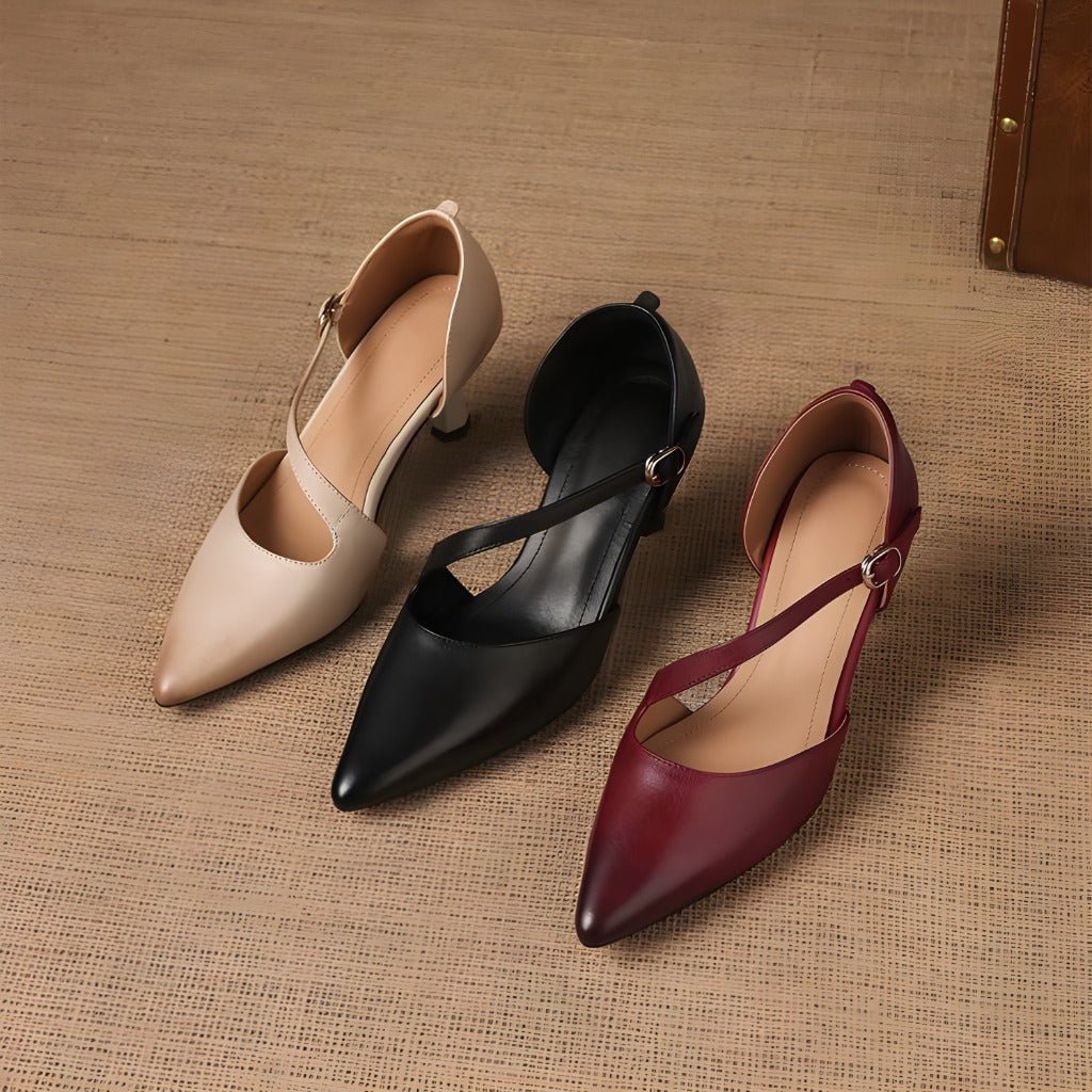 Diana | Elegantes Tacones con Tira Cruzada - Isabel de Sevilla