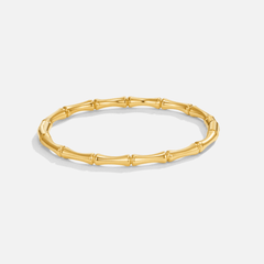 Brazalete Ara Golden Bamboo (5.8 cm) - Isabel de Sevilla