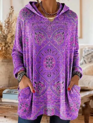 Julia | Suéter de punto con capucha y diseño acogedor - Isabel de Sevilla