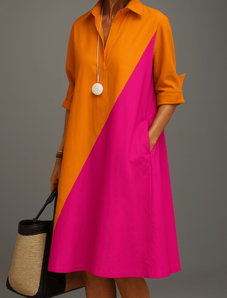 Kayla | Vestido midi cuidado y estiloso - Isabel de Sevilla