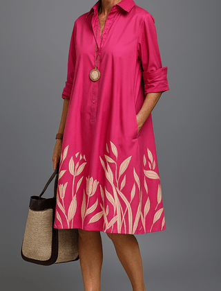 Grace | Vestido midi cuidado y estiloso - Isabel de Sevilla