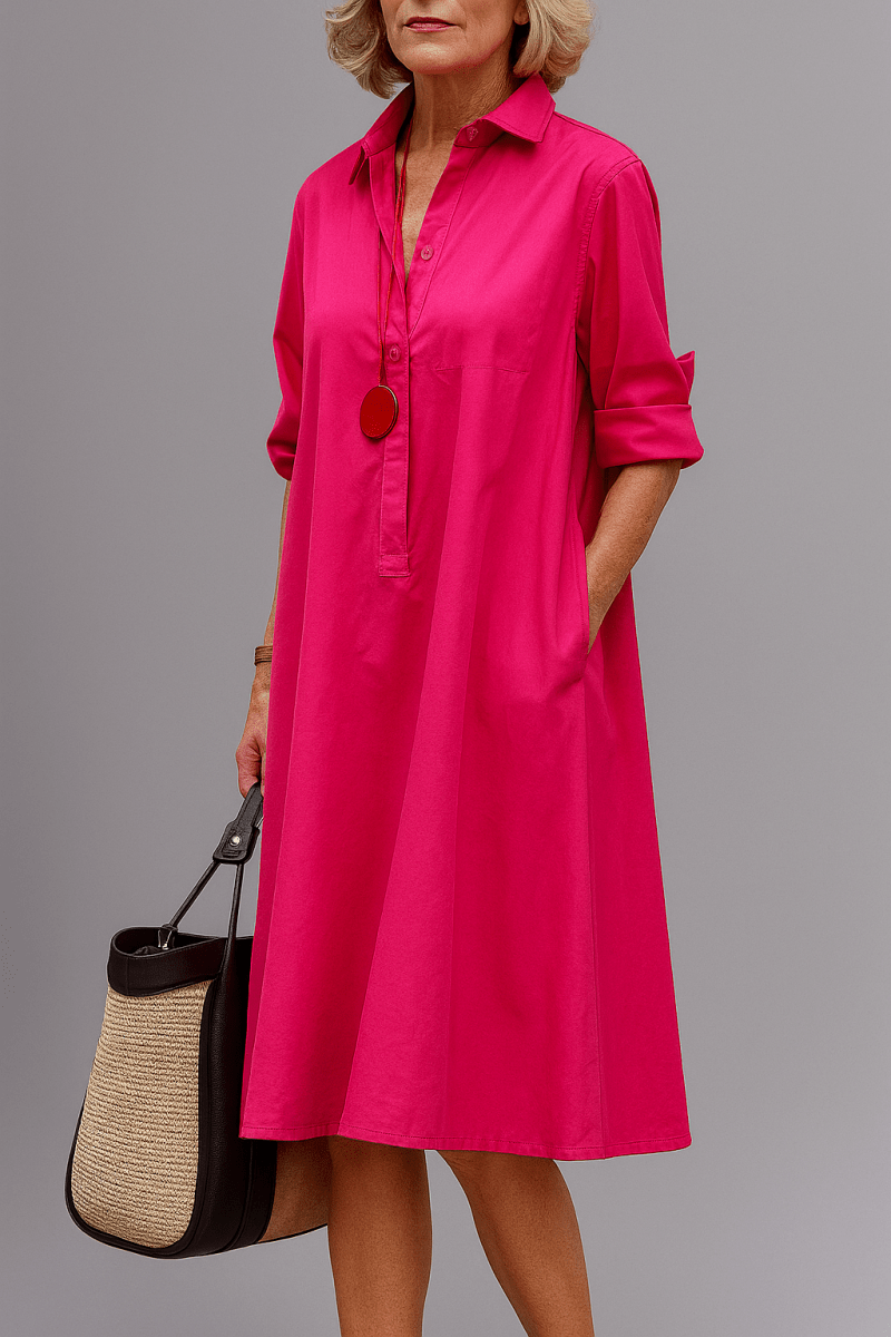 Chloe | Vestido midi cuidado y estiloso - Isabel de Sevilla