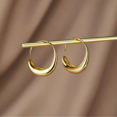 Pendientes de Aro Classic Drop Hoop (25 mm) - Isabel de Sevilla