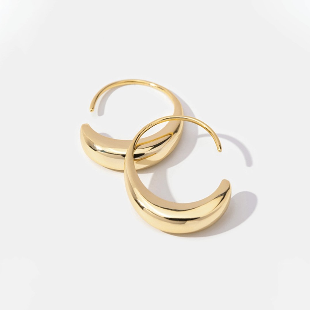 Pendientes de Aro Classic Drop Hoop (25 mm) - Isabel de Sevilla