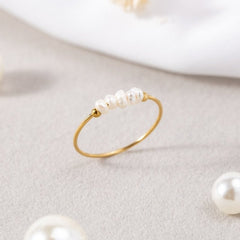 Anillo Classic Freshwater Pearl - Isabel de Sevilla