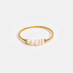 Anillo Classic Freshwater Pearl - Isabel de Sevilla