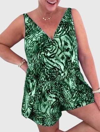 Elena | Vestido de Baño Elegante con Escote en V - Isabel de Sevilla
