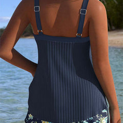 Carla | Traje de Baño de Rayas con Short de Playa - Isabel de Sevilla
