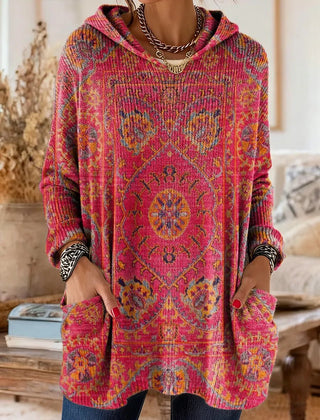 Julia | Suéter de punto con capucha y diseño acogedor - Isabel de Sevilla