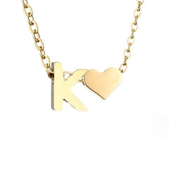Collar Forever Love & Letra Gold (45+7,5 cm) - Isabel de Sevilla