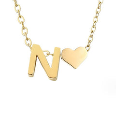 Collar Forever Love & Letra Gold (45+7,5 cm) - Isabel de Sevilla