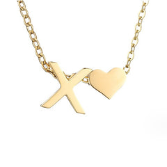 Collar Forever Love & Letra Gold (45+7,5 cm) - Isabel de Sevilla
