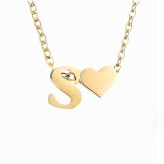 Collar Forever Love & Letra Gold (45+7,5 cm) - Isabel de Sevilla