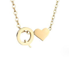 Collar Forever Love & Letra Gold (45+7,5 cm) - Isabel de Sevilla