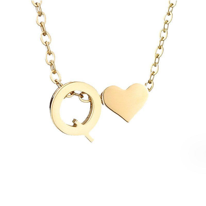 Collar Forever Love & Letra Gold (45+7,5 cm) - Isabel de Sevilla