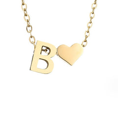 Collar Forever Love & Letra Gold (45+7,5 cm) - Isabel de Sevilla