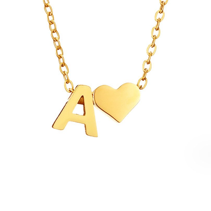 Collar Forever Love & Letra Gold (45+7,5 cm) - Isabel de Sevilla