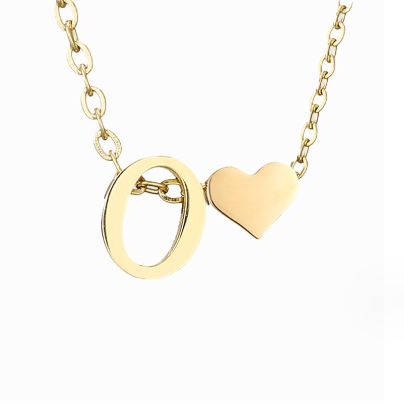 Collar Forever Love & Letra Gold (45+7,5 cm) - Isabel de Sevilla