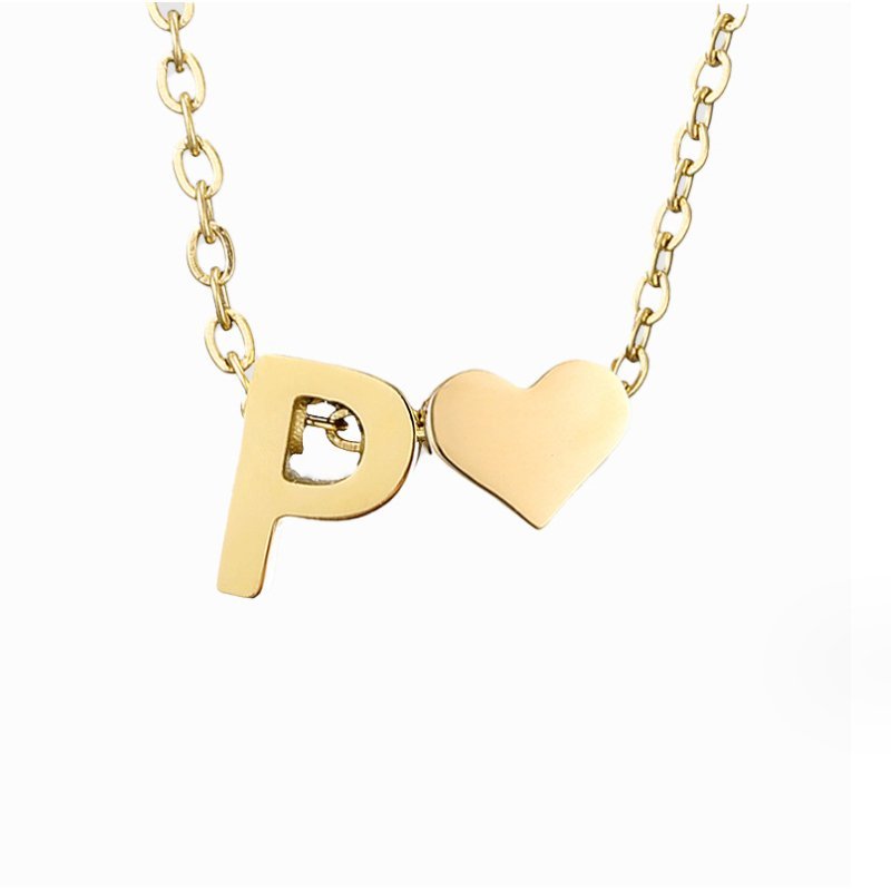 Collar Forever Love & Letra Gold (45+7,5 cm) - Isabel de Sevilla