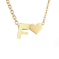 Collar Forever Love & Letra Gold (45+7,5 cm) - Isabel de Sevilla