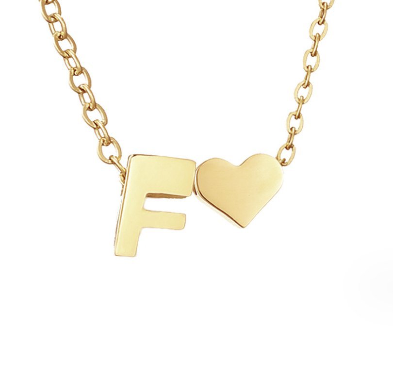 Collar Forever Love & Letra Gold (45+7,5 cm) - Isabel de Sevilla
