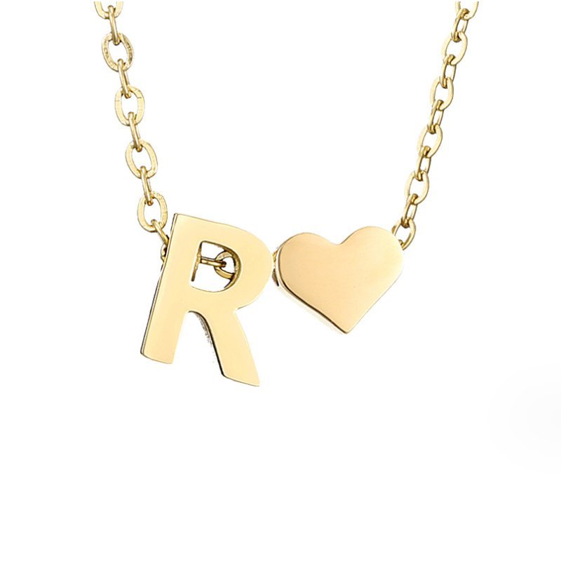 Collar Forever Love & Letra Gold (45+7,5 cm) - Isabel de Sevilla