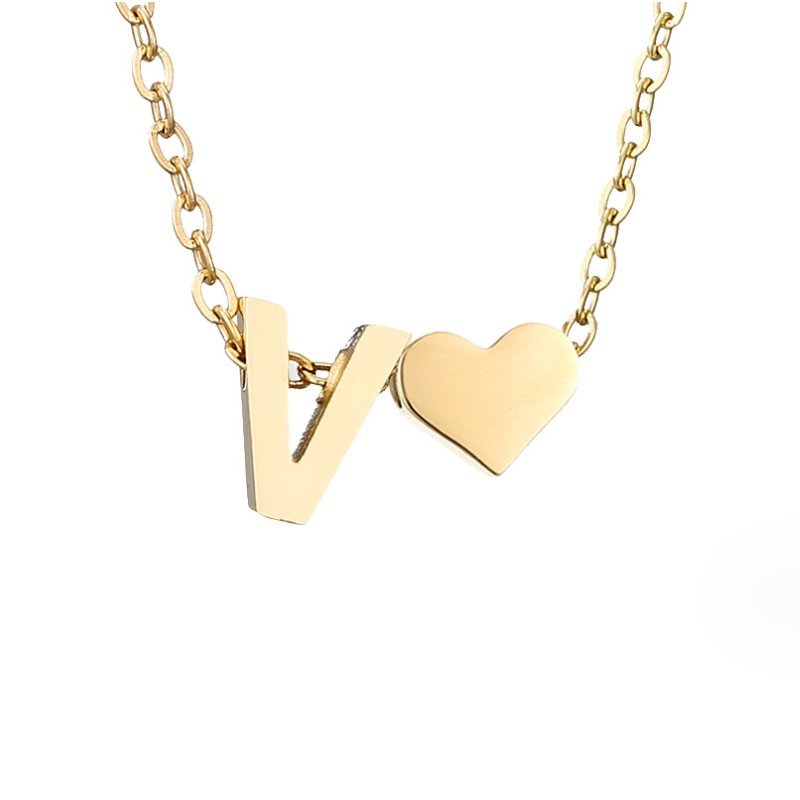Collar Forever Love & Letra Gold (45+7,5 cm) - Isabel de Sevilla