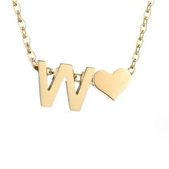 Collar Forever Love & Letra Gold (45+7,5 cm) - Isabel de Sevilla