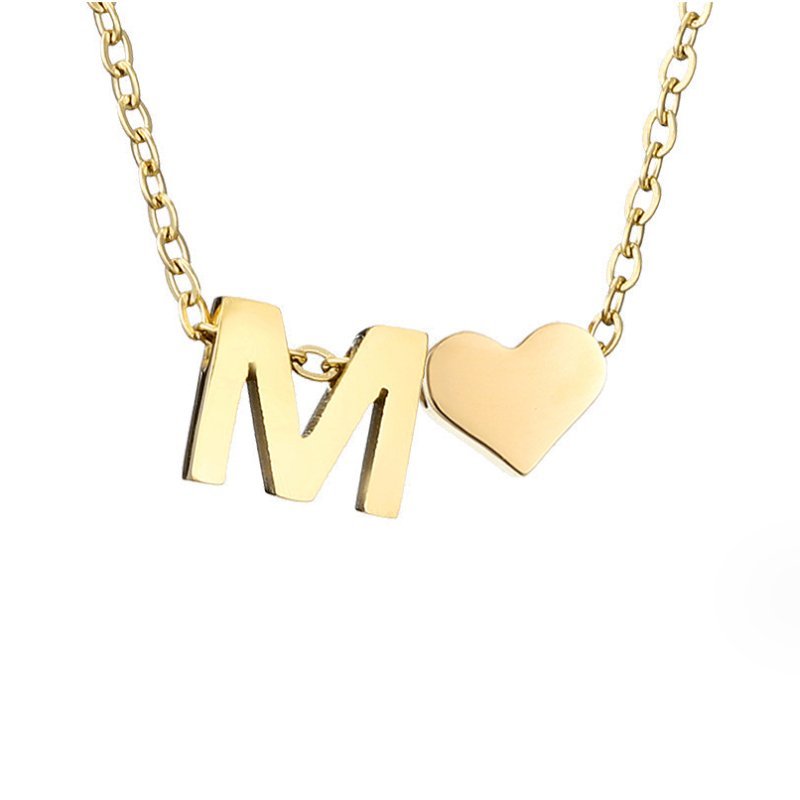 Collar Forever Love & Letra Gold (45+7,5 cm) - Isabel de Sevilla