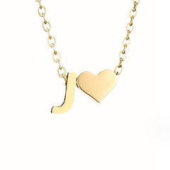 Collar Forever Love & Letra Gold (45+7,5 cm) - Isabel de Sevilla