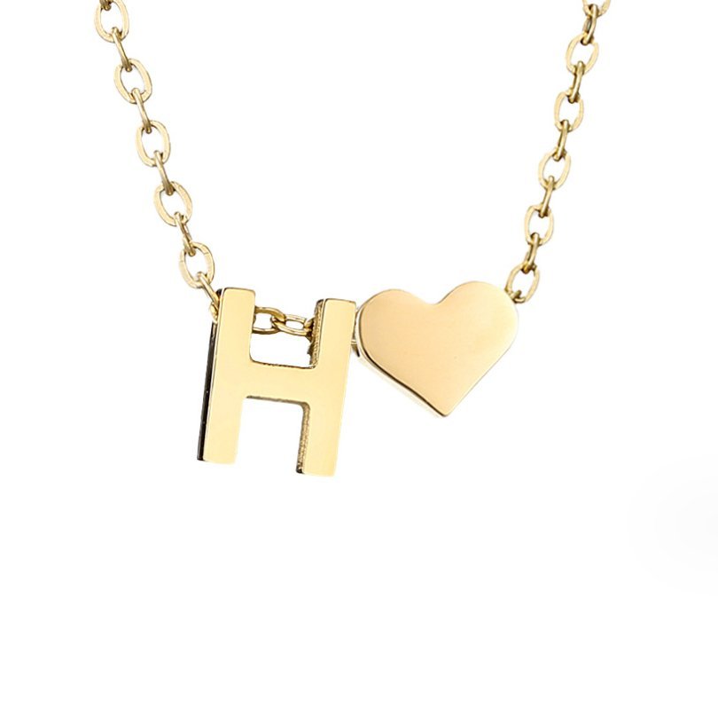 Collar Forever Love & Letra Gold (45+7,5 cm) - Isabel de Sevilla