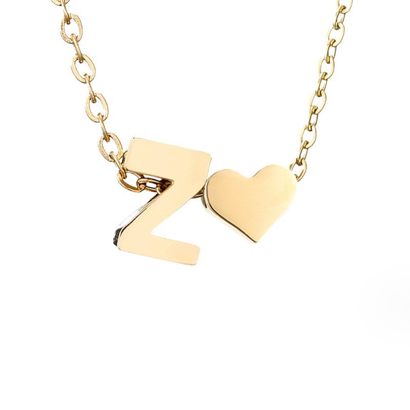 Collar Forever Love & Letra Gold (45+7,5 cm) - Isabel de Sevilla