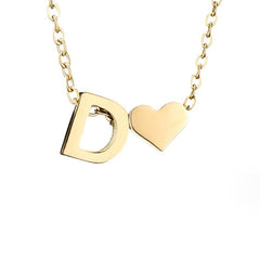 Collar Forever Love & Letra Gold (45+7,5 cm) - Isabel de Sevilla