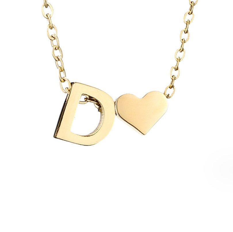 Collar Forever Love & Letra Gold (45+7,5 cm) - Isabel de Sevilla