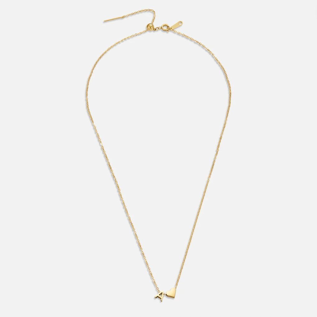 Collar Forever Love & Letra Gold (45+7,5 cm) - Isabel de Sevilla