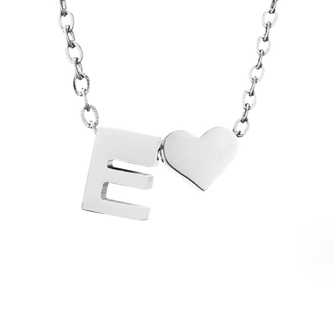 Collar Forever Love & Letra Silver (45+7,5 cm) - Isabel de Sevilla